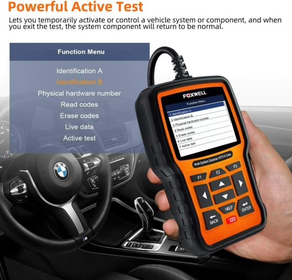 FOXWELL NT510 Elite OBD2 Scanner Bidirectional Diagnostic Tool Fit For Toyota - Image 4