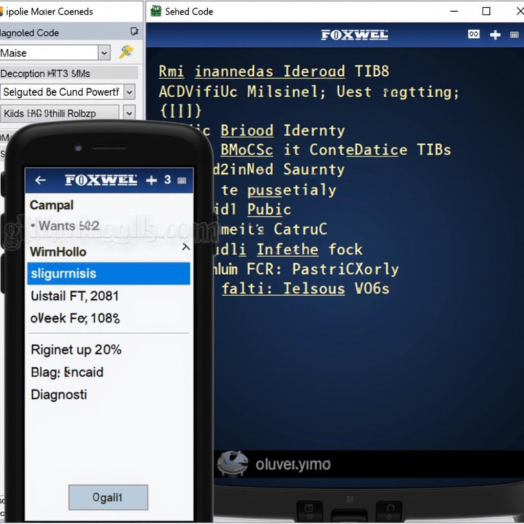 Foxwell NT630 Displaying Diagnostic Codes