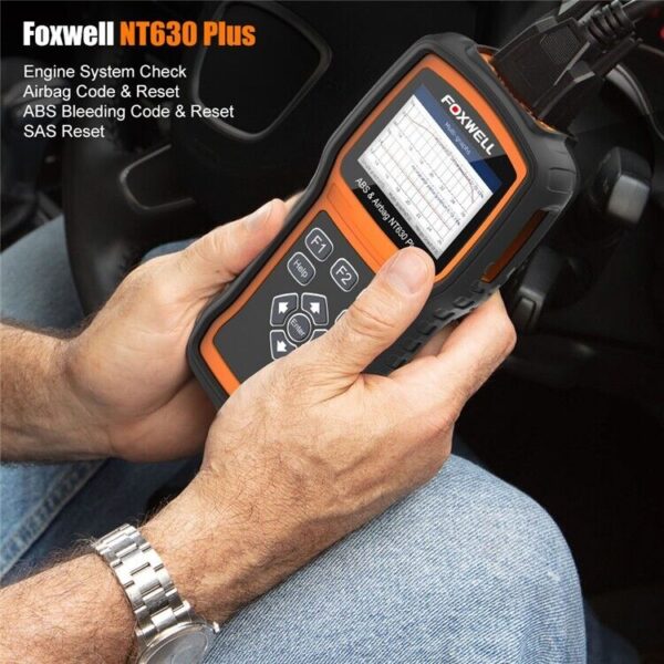 Foxwell NT630 PLUS OBD2 Scanner Code Reader Diagnostic Tool ABS SRS SAS - Image 5