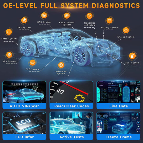 FOXWELL NT710 OBD2 Scanner For VW Audi Group Car Bi-directional Diagnostic Tool - Image 5