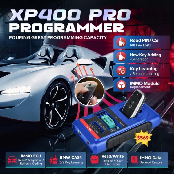 FR Ver. Autel MaxiIM IM608 PRO II keys programming C.ding Diagnostic Scanner - Image 4