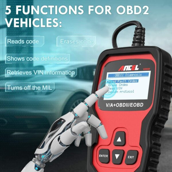 Full System Diagnostic Tool for VW Audi OBD2 Car Scanner Oil & EPB Brake Reset - Image 4