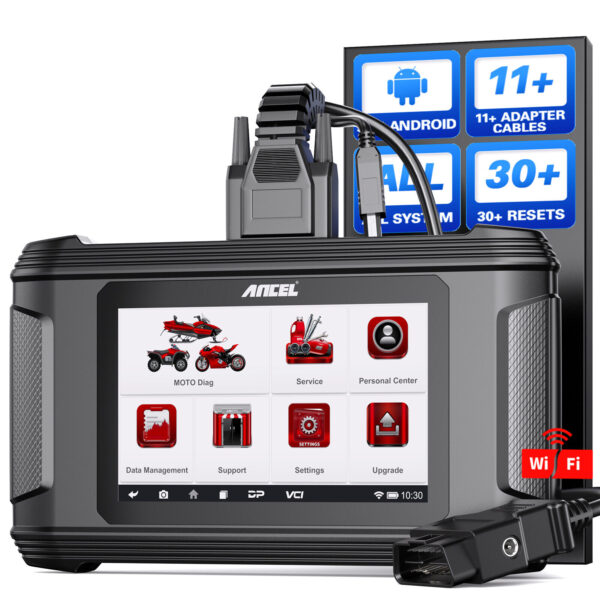 FULL SYSTEM OBD2 DIAGNOSTIC SCANNER MOTORCYCLE ATV DIAGNOSTIC TOOL E-CU CODING - Image 2