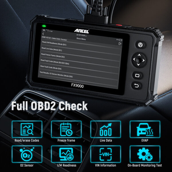 Full Systems OBD2 Scanner Car Diagnostic Tool Check ABS SRS Engine Code Reader - Image 4