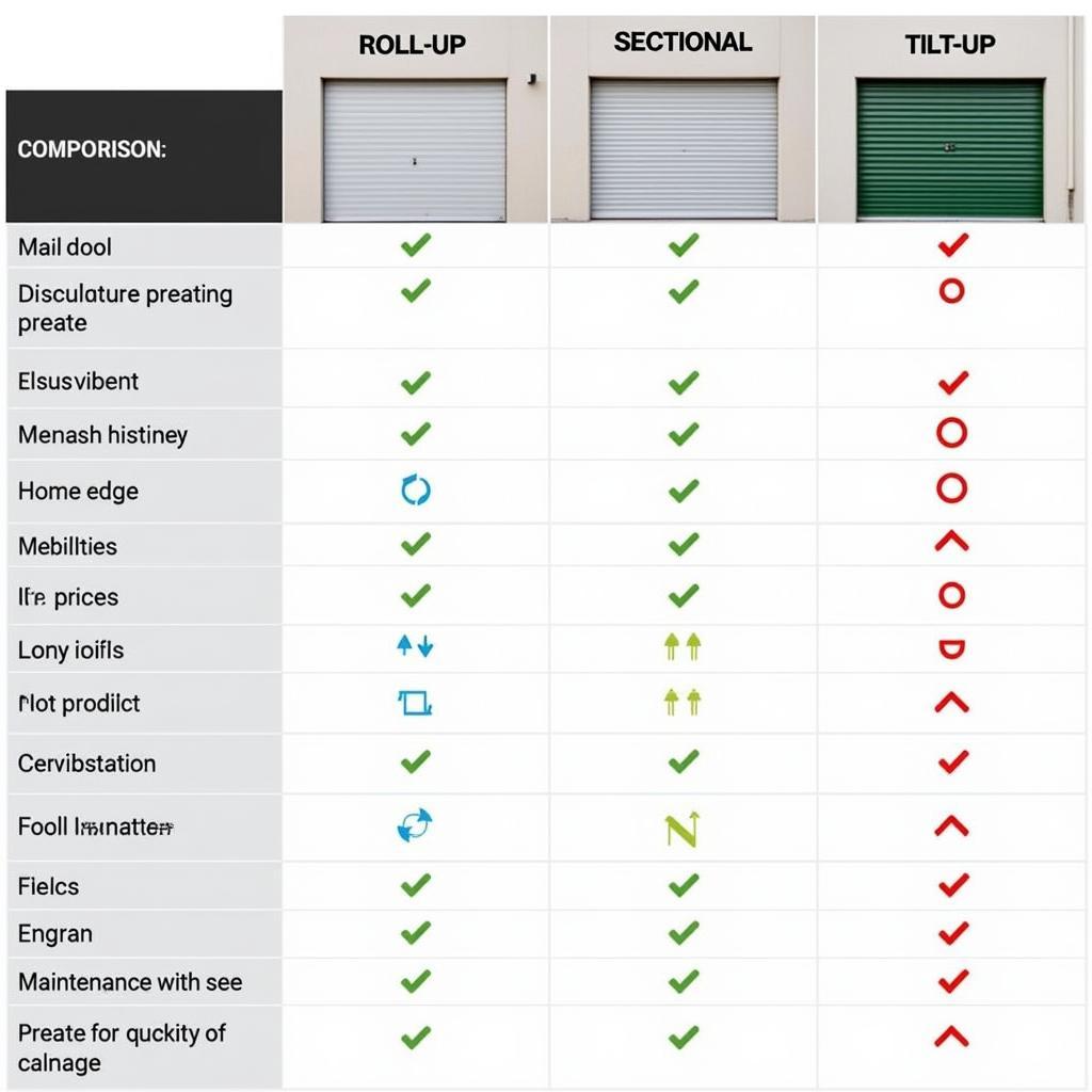 Garage Door Options Comparison