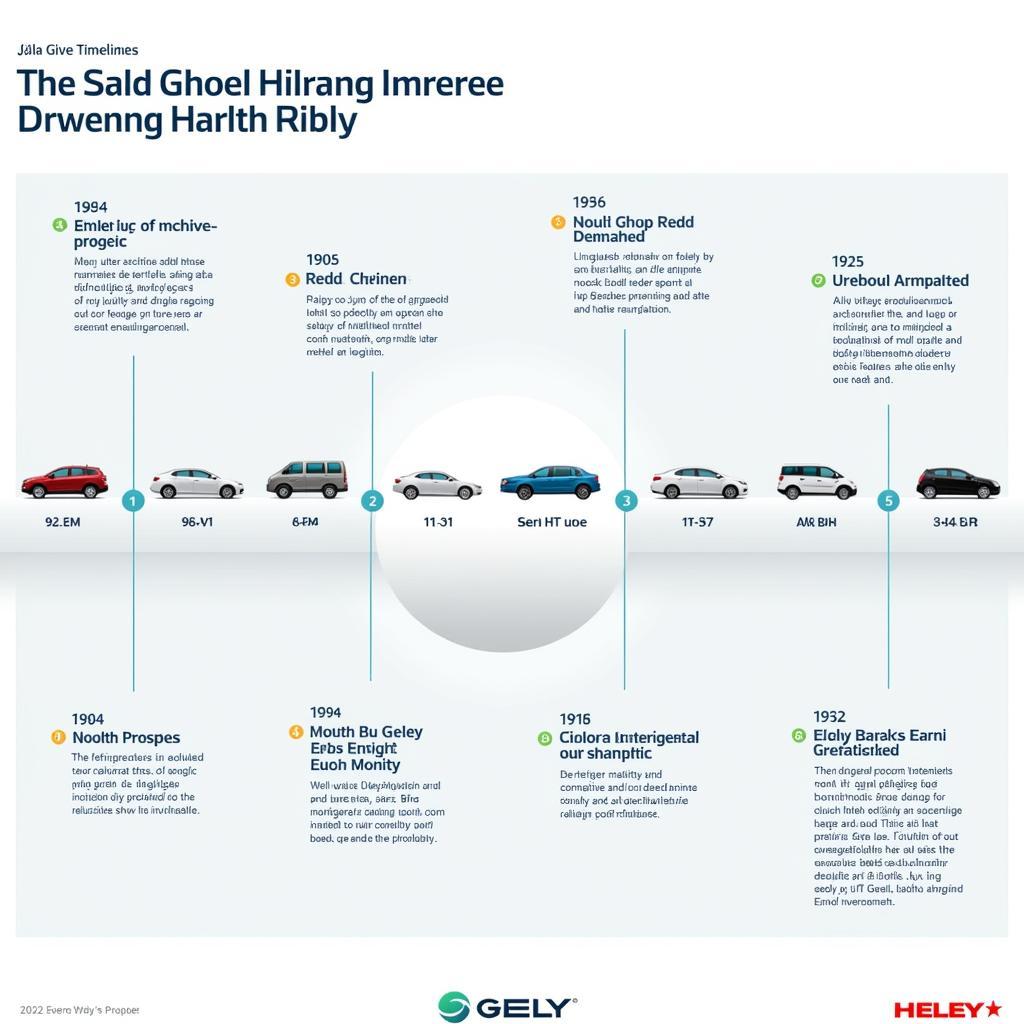 Geely Historical Timeline from 1986 to Present