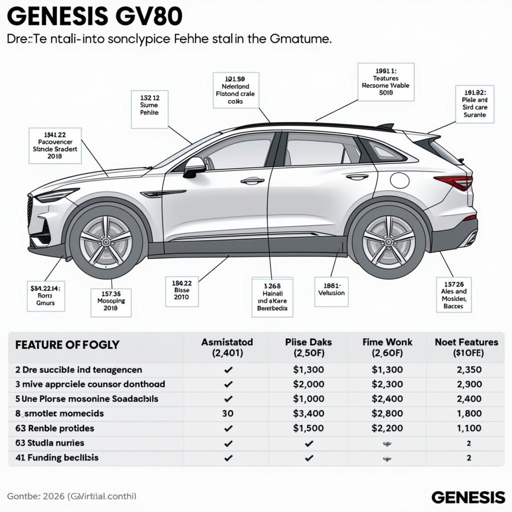 Genesis GV80 features and price breakdown