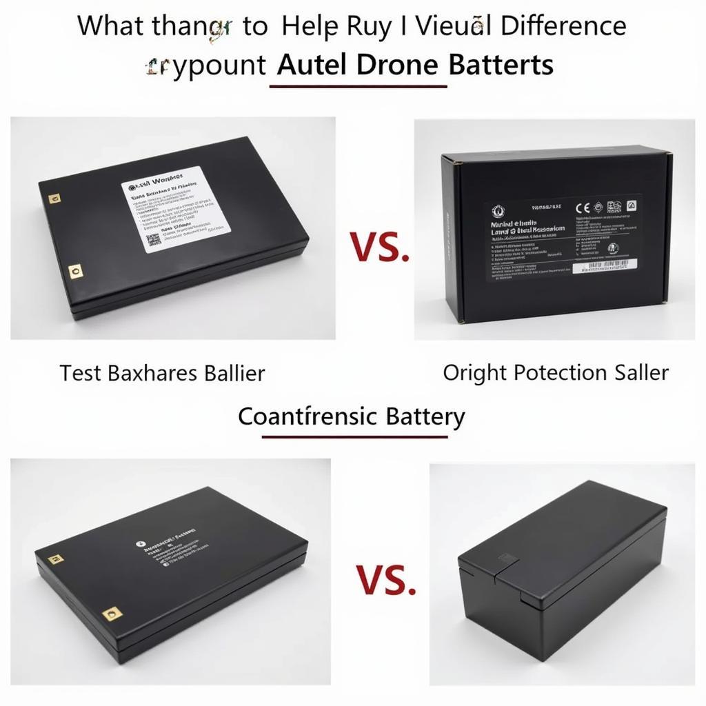 Genuine vs. Counterfeit Autel Batteries