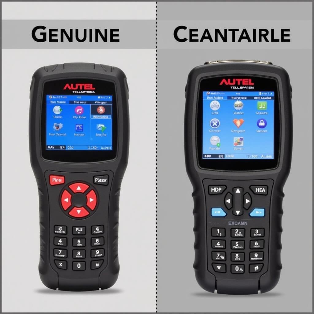 Genuine vs Counterfeit Autel Scanner