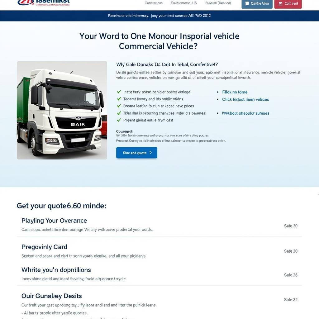 Getting Commercial Vehicle Insurance