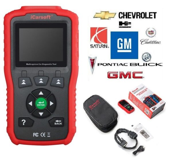 GM GENERAL MOTORS DIAGNOSTIC SCANNER TOOL SRS ABS CODE READER iCARSOFT i900 - Image 6