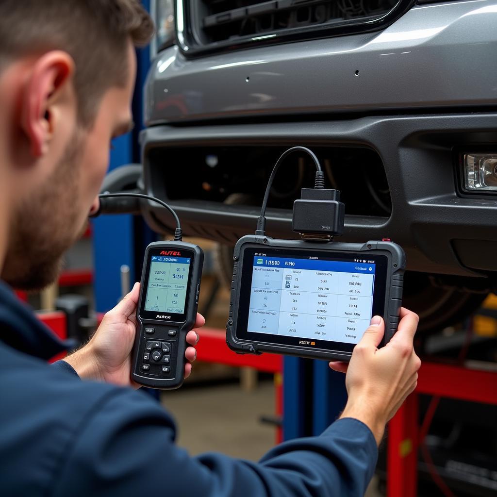 Diagnosing a GM Vehicle with Autel and Tech 2 Scanners