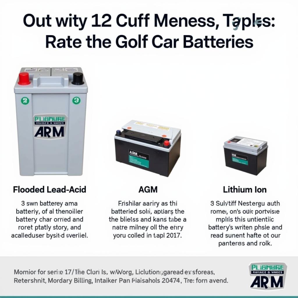 Different Types of Golf Car Batteries