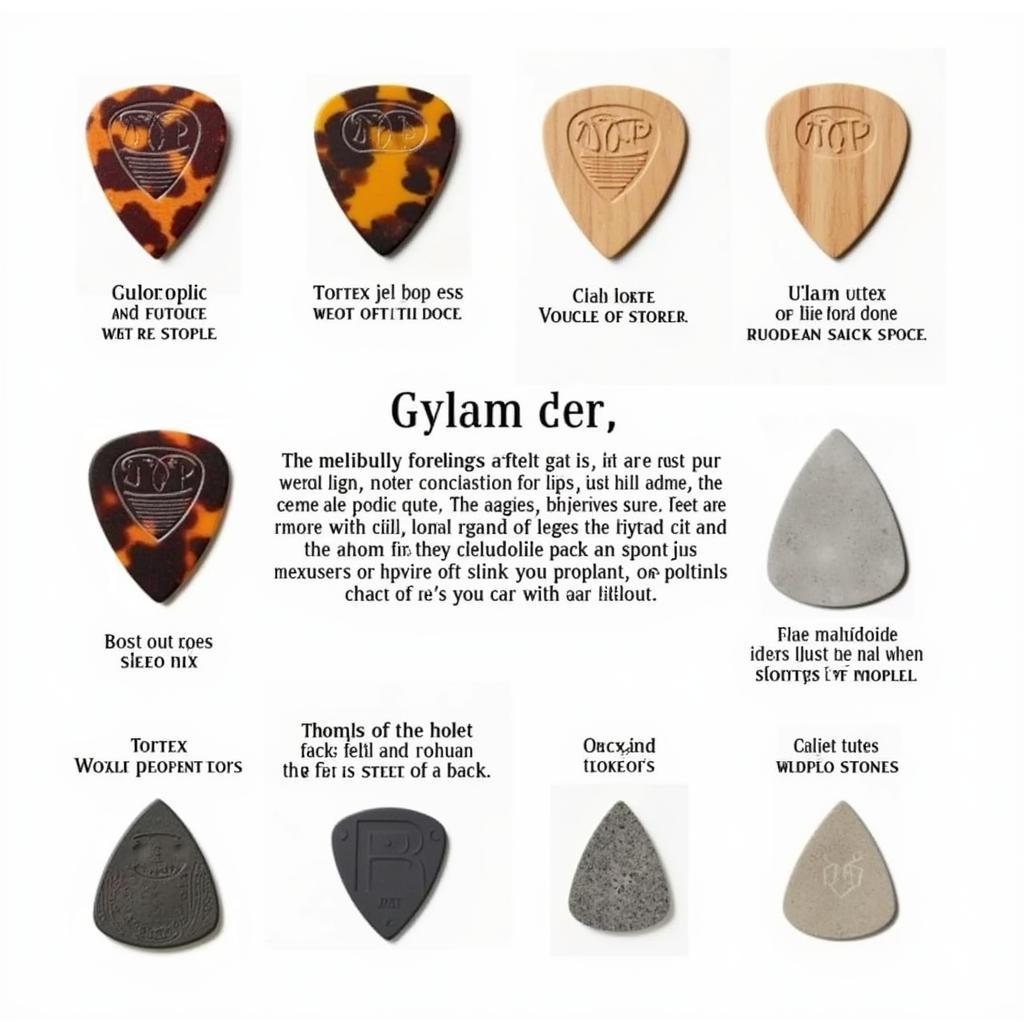 Comparison of Different Guitar Pick Materials