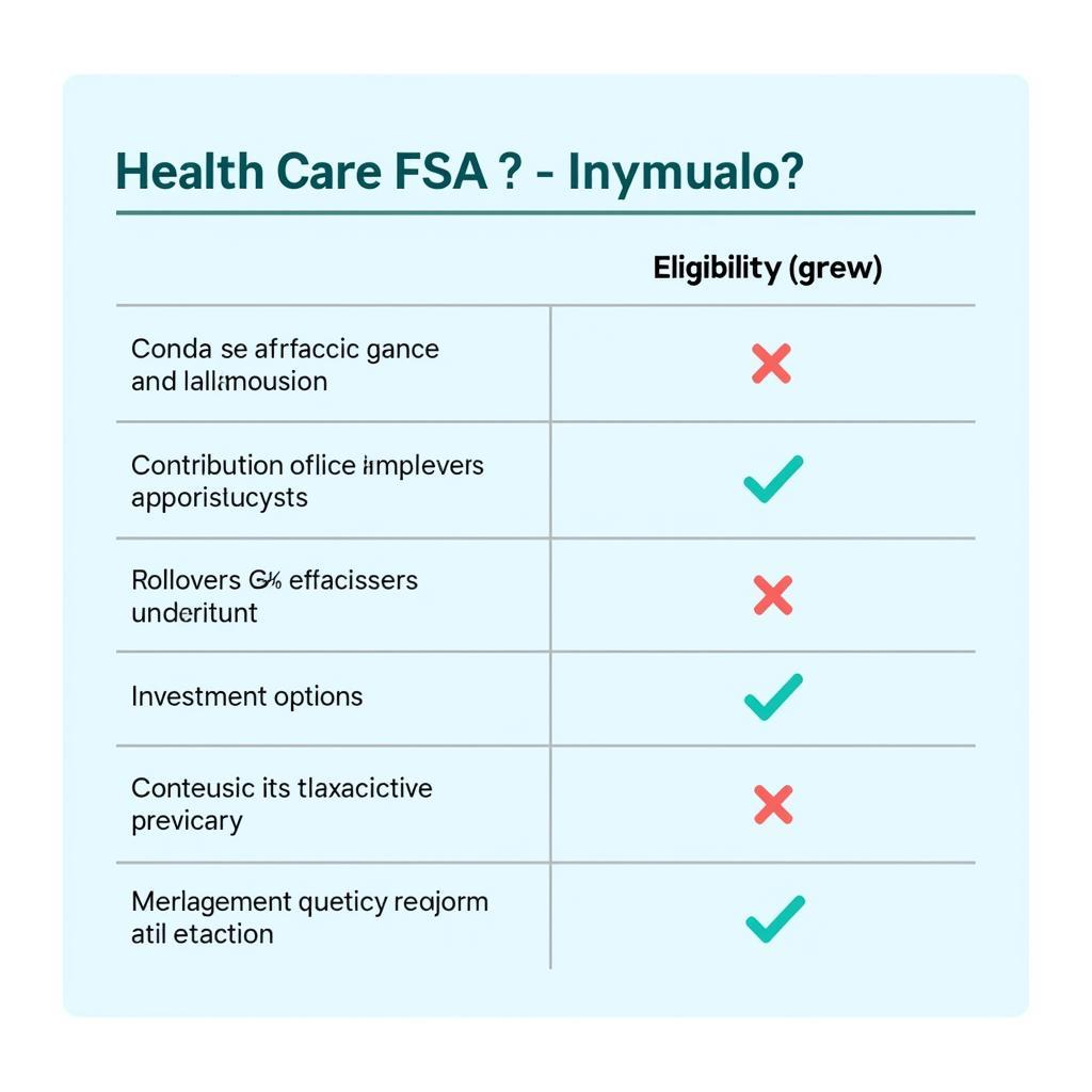 Health Care FSA vs. HSA Comparison Table