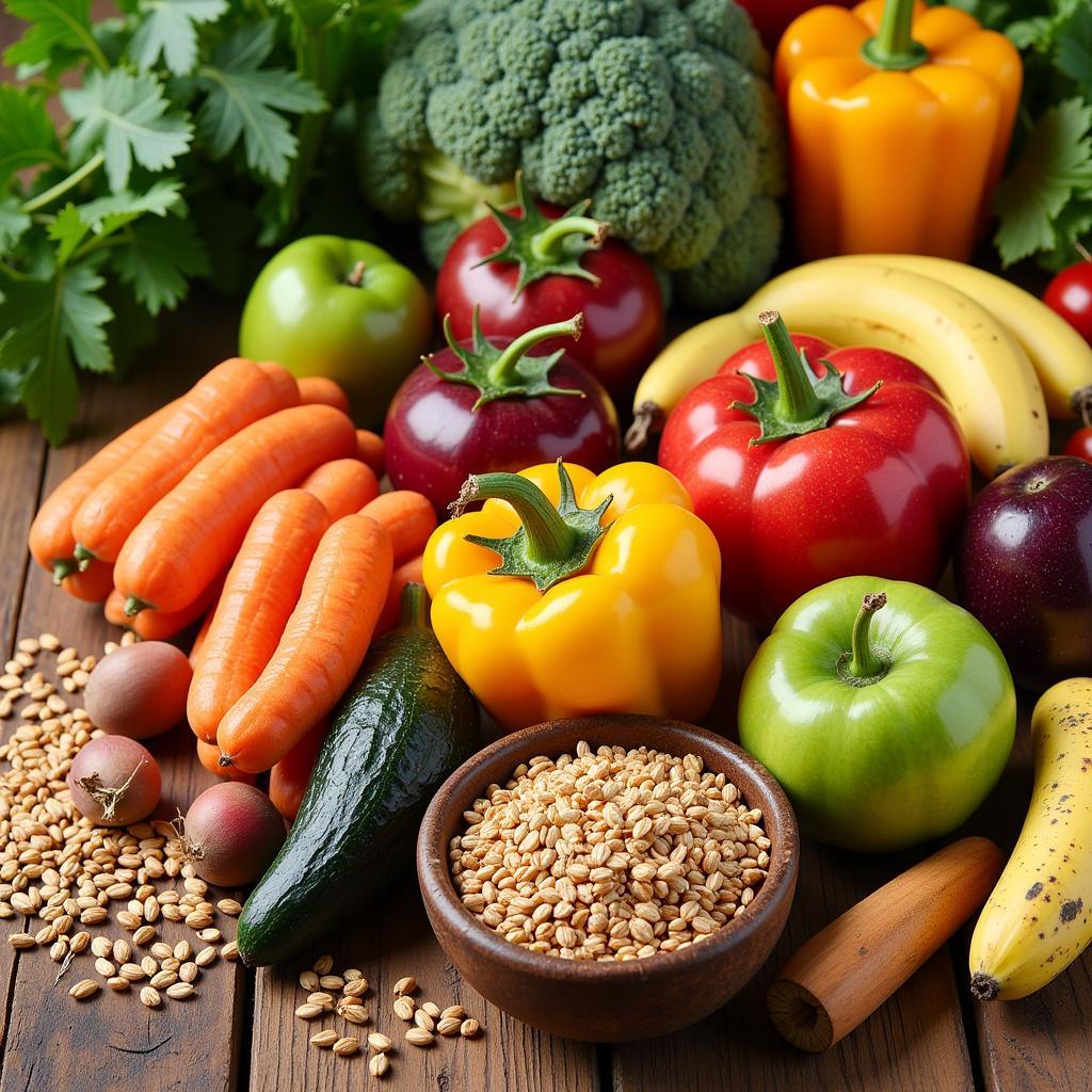 Nourishing Diet: Fruits, Vegetables, and Whole Grains