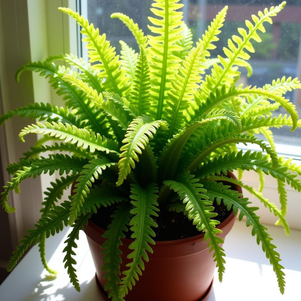 A Healthy Foxtail Fern