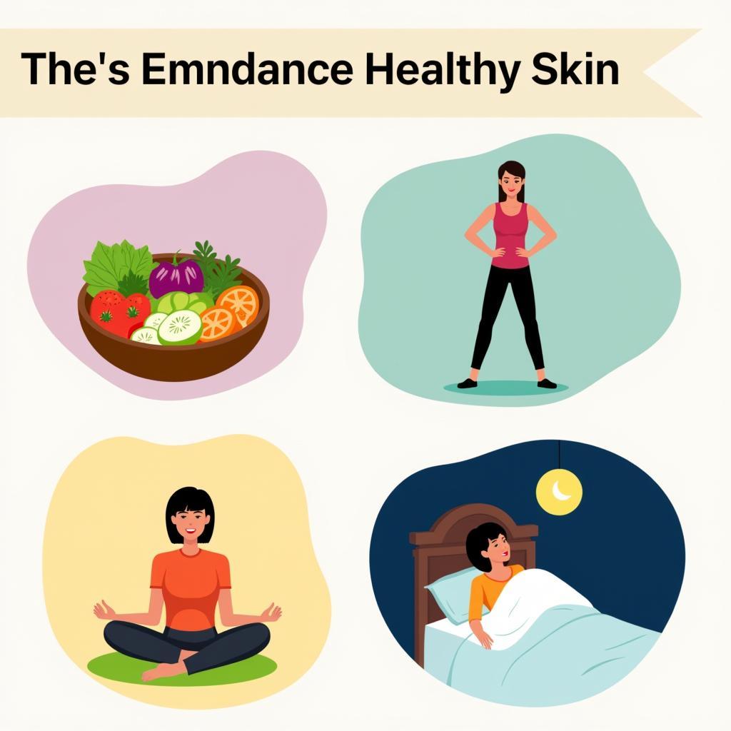 Healthy lifestyle choices for youthful skin