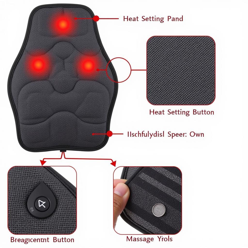 Car Heating Back Pad Features: Heat Settings, Material, and Massage Function