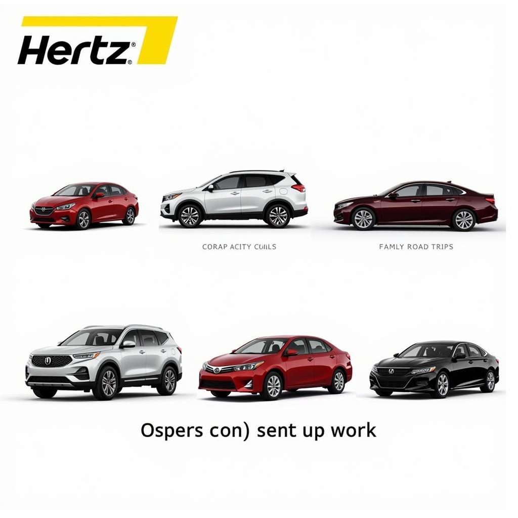 Hertz Car Classes - Compact, SUV, Luxury