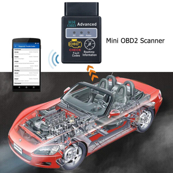 HH OBD ELM327 V2.1 Wireless OBD2 OBDII Car Scanner- - Image 6