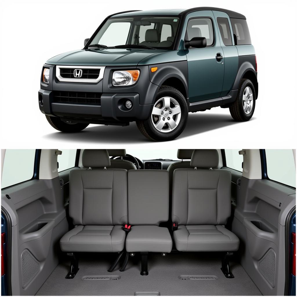 Honda Element Exterior and Interior View