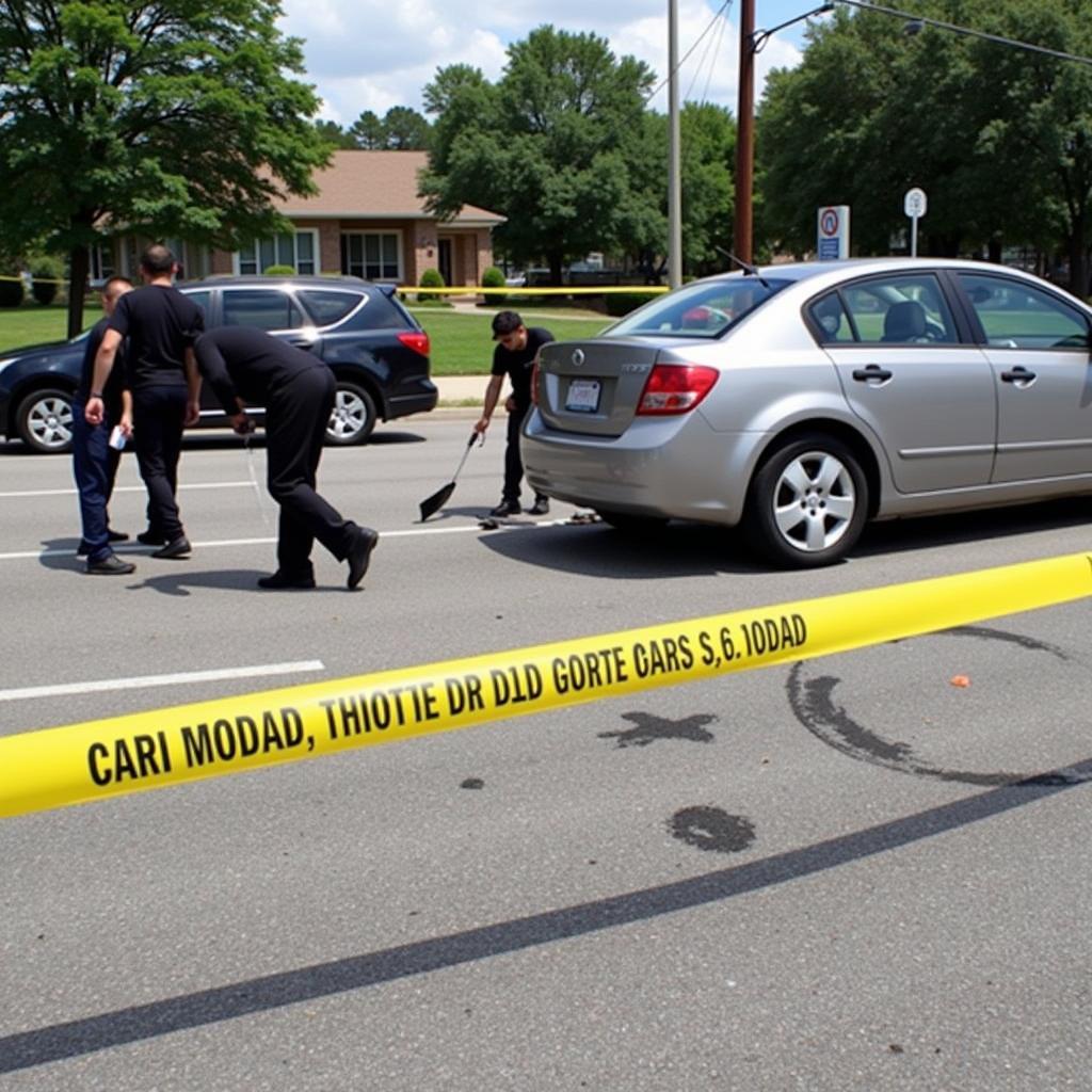 Houston Fatal Car Accident Scene Investigation