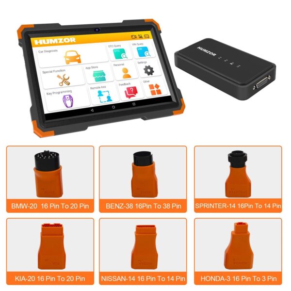 Humzor NS366S Full System Car Diagnostic OBD2 Scanner Tablet PC for SAS CVT Gear - Image 2