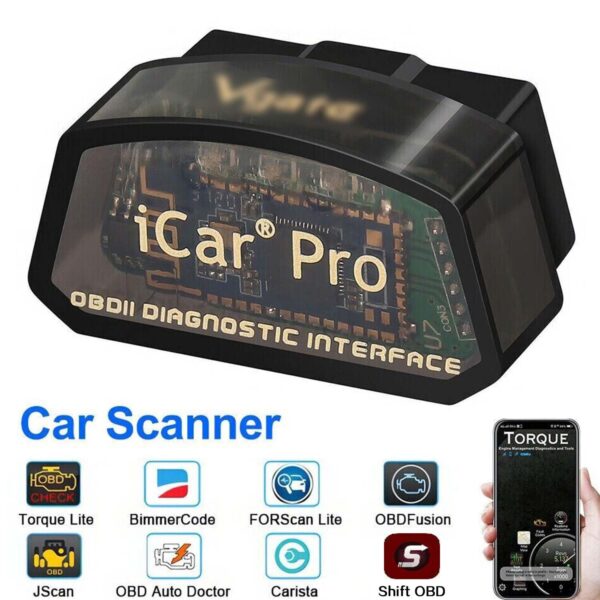 iCar Pro Mini OBD2 Bluetooth Scanner for iOS/Android OBD Adapter Car Diagnost... - Image 2