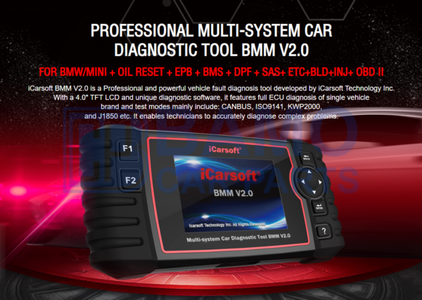 ICARSOFT BMM V2.0 OBD2 PROFESSIONAL DIAGNOSTIC TOOL SCANNER FOR BMW / MINI - Image 4