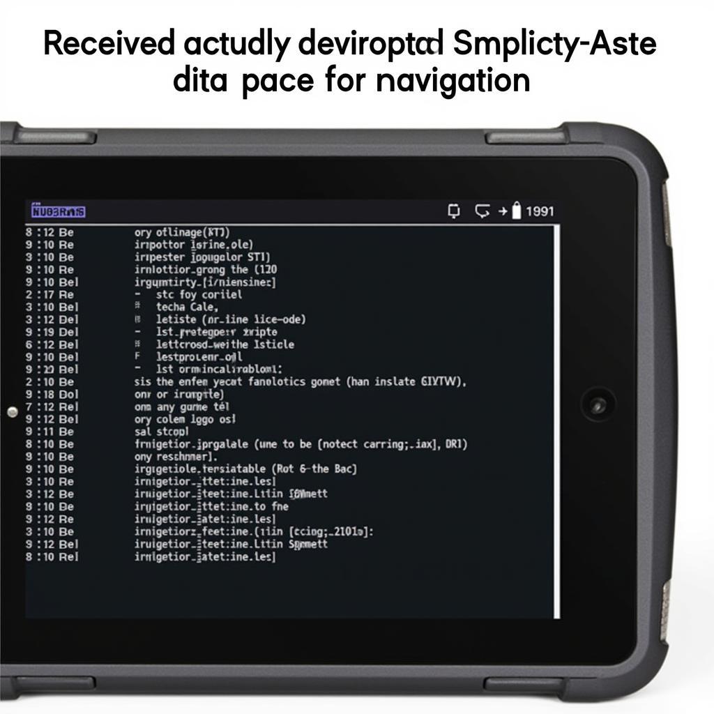 Innova 6100 Display Screen Showing Diagnostic Trouble Codes