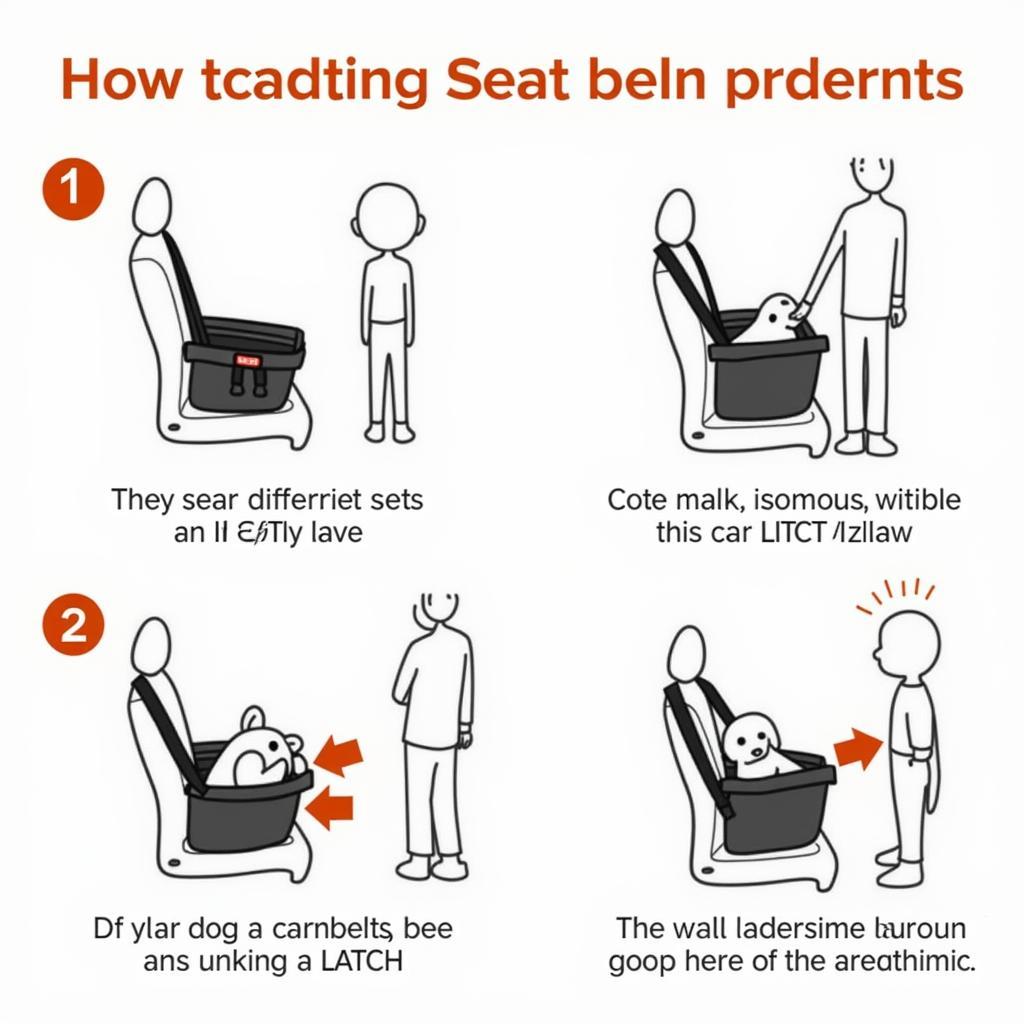 Installing a Dog Car Seat Correctly