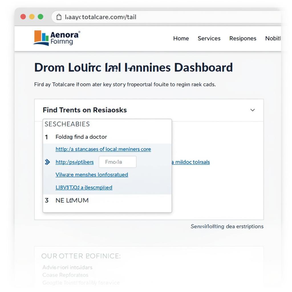 Iowa Total Care Member Dashboard Screenshot