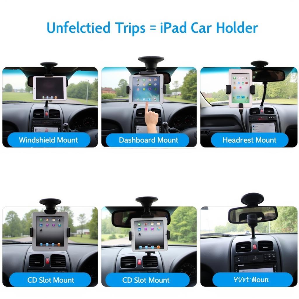 Types of iPad Car Holders