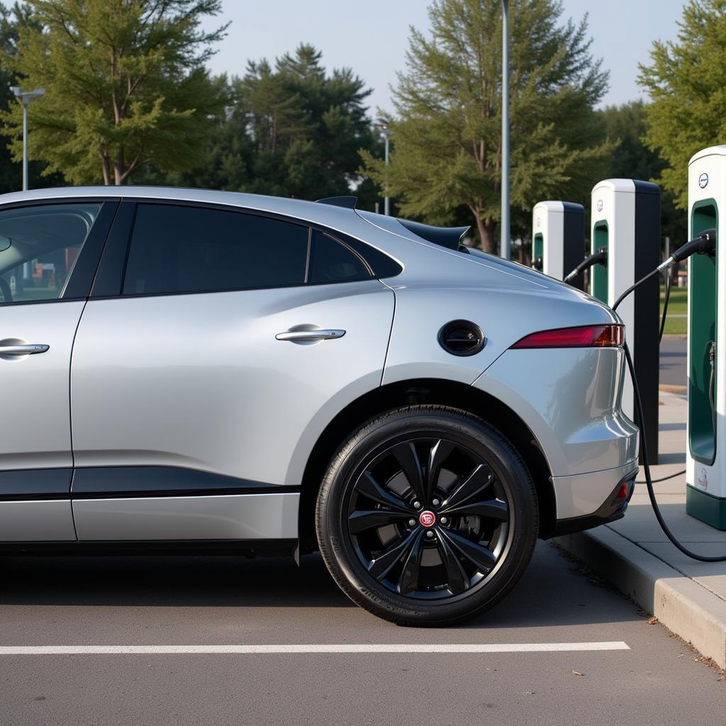 Jaguar I-PACE Electric SUV Charging