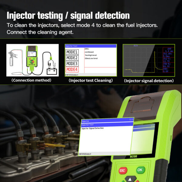 JDiag M200 Motorcycle Diagnostic OBD2 Scanner Motoscan Fault Code Reader tools - Image 4