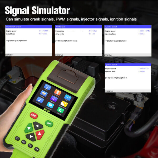 JDiag M200 Motorcycle Diagnostic OBD2 Scanner Motoscan Fault Code Reader tools - Image 5