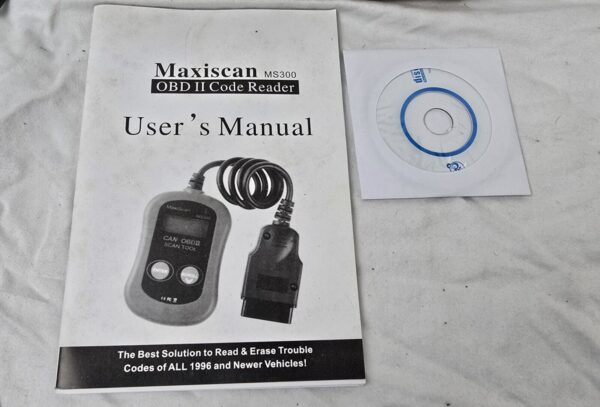 JEGS Autel MaxiScan MS300 OBD2 CAN OBDII Auto Car Diagnostic Tool Scanner, NEW - Image 4