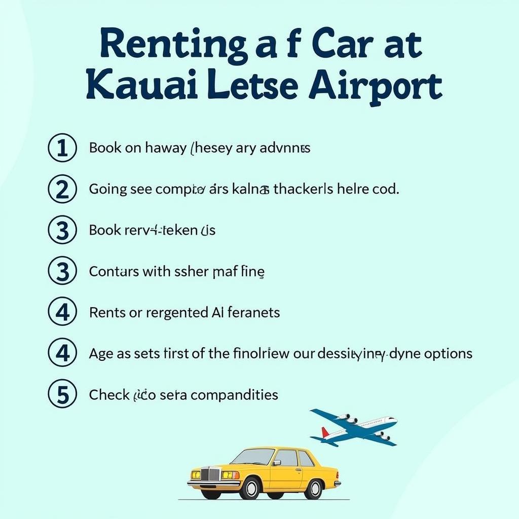 Tips for Renting a Car at Kauai Airport