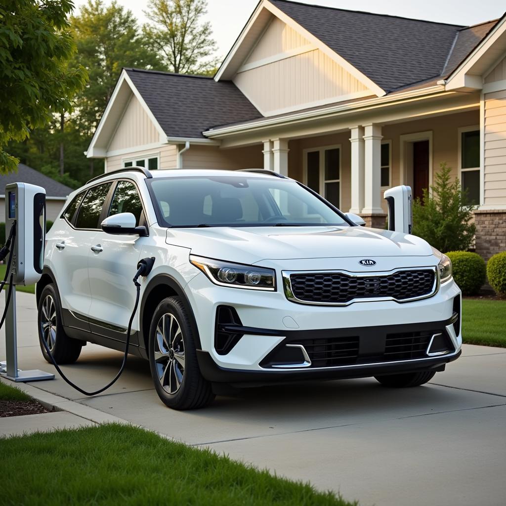 Kia Hybrid Charging at Home