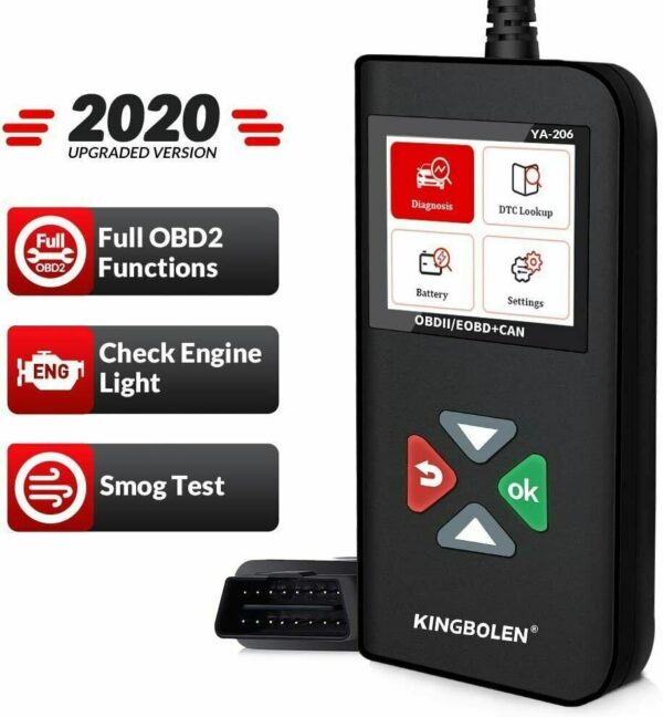 KINGBOLEN OBD2 Enhanced Code Scanner YA-206 Code Reader, Car Engine ....... - Image 5