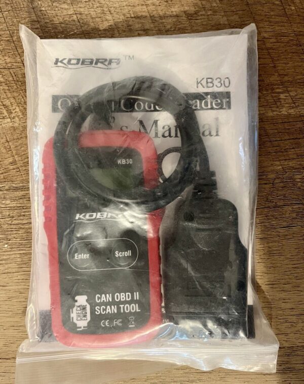 Kobra KB30 Professional Obd2 Diagnostic Car Scanner Code Reader. Unused. - Image 3