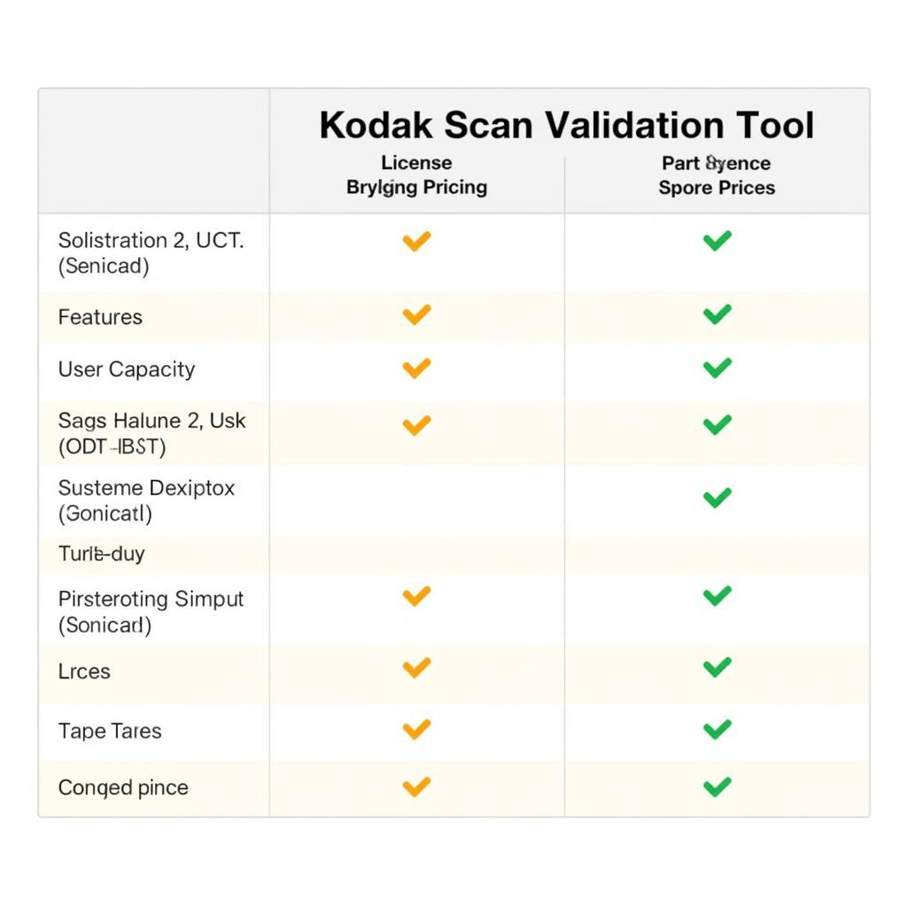 Kodak Scan Validation Tool License Types