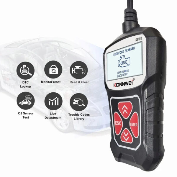 KONNWEI KW310 OBD2 Car Diagnostic Tool Automotive OBD2 Scanner Code Reader - Image 5