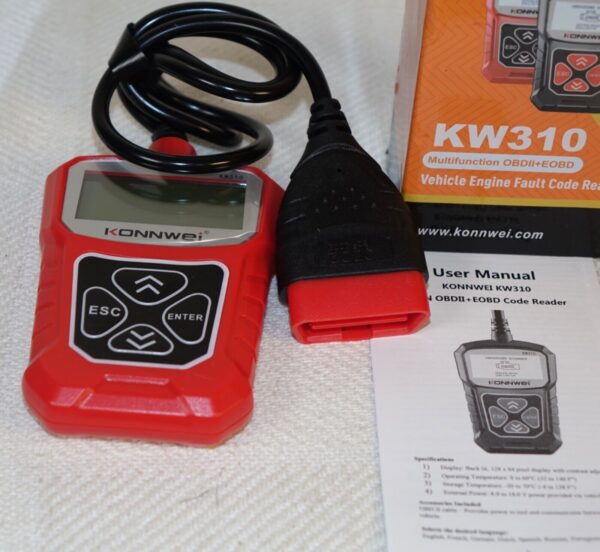 KONNWEI KW310 OBD2 Scanner Full OBDII + EOBD Engine Fault Code Reader - Image 2