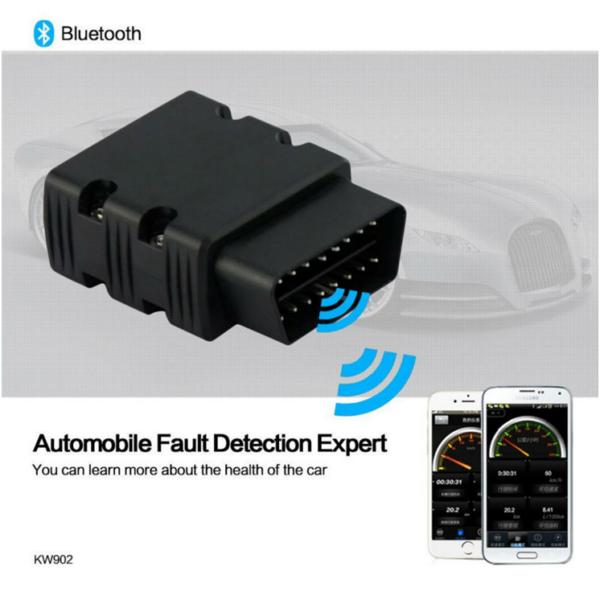 KW902 OBD2 OBDII Bluetooth Car Fault Diagnostic Scanner Code Reader Tool - Image 3