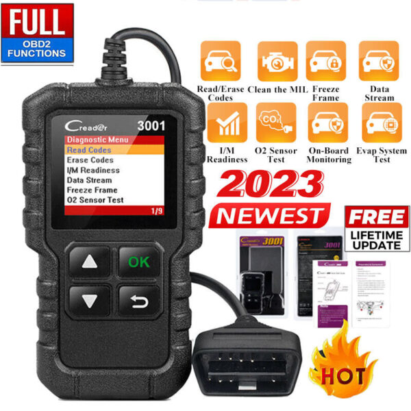 LAUNCH Automotive OBD2 Diagnostic Scanner Car Check Engine Light OBD Code Reader - Image 2