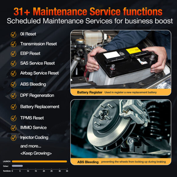 LAUNCH Creader for BMW Full Systems Diagnostic Scanner Tool OBD2 Code Reader - Image 5