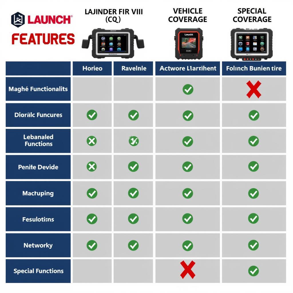 Launch Creader VIII and Autel MD802 Feature Comparison