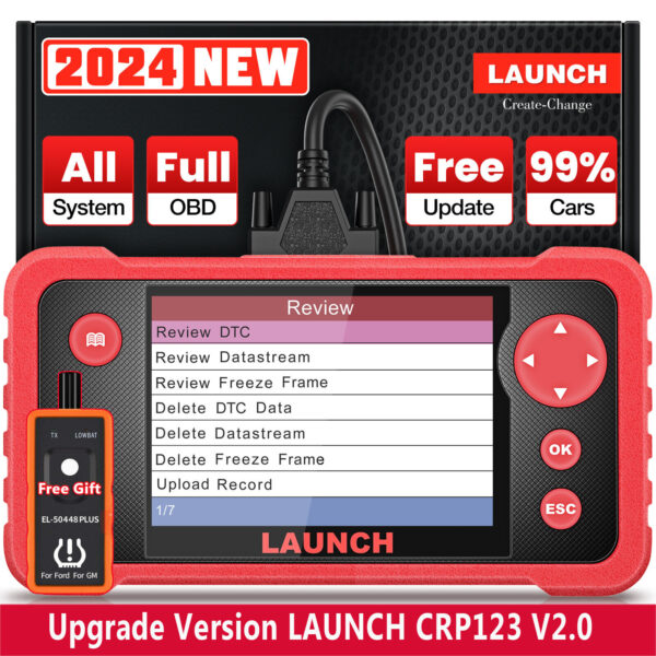 LAUNCH CRP123 Plus OBD2 Scanner Auto Diagnostic Tool Code Reader All System TPMS - Image 2